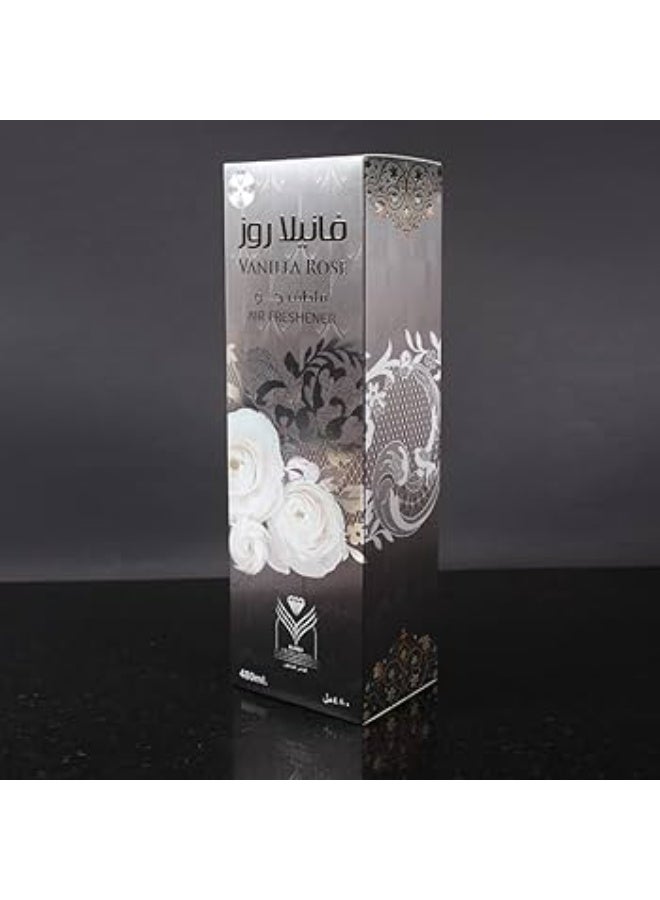 Air Freshener Vanilla Rose 480 ml - Sweet Floral Fragrance | Long-Lasting Natural Aged Oud Scent for Home, Car & Office - view 2